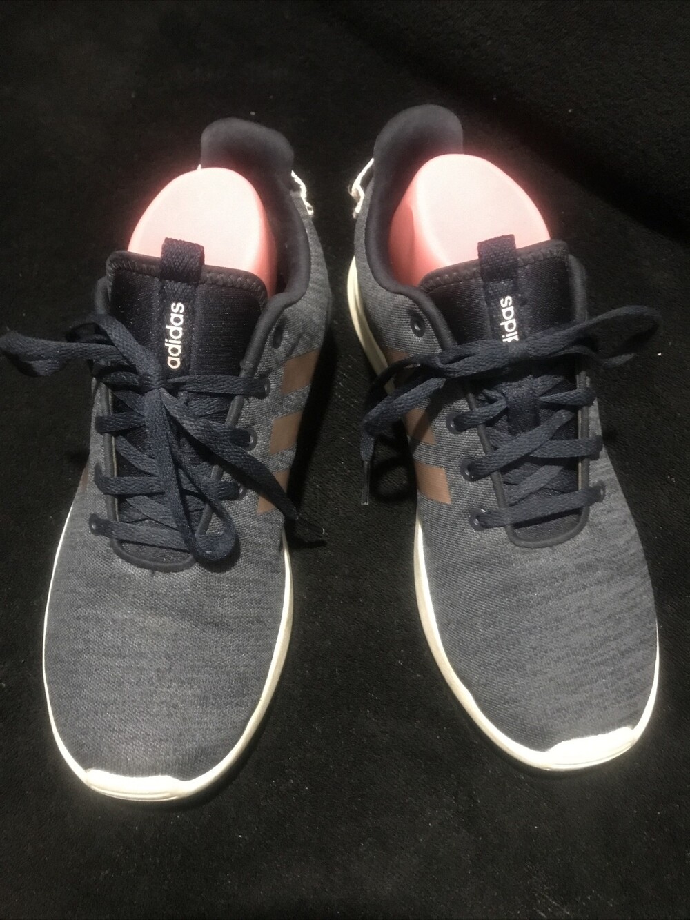Adidas Cloudfoam Men's Size 6.5 Running SNEAKERS SMA 23M001 NICE! NAVY GRAY